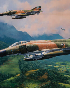 MiG ENCOUNTER – F-4 Phantom Art Prints by Anthony Saunders