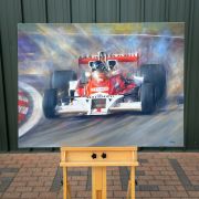 James Hunt McLaren Original Painting by Paul Dove