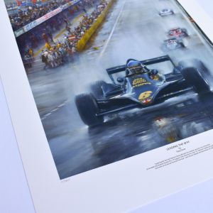 LEADING THE WAY – Ronnie Peterson Tribute – Art Print by Paul Dove