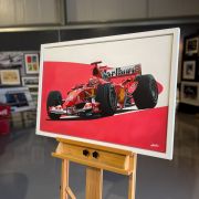 Michael Schumacher Ferrari 2004 by James Stevens