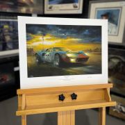 SEBRING SUNSET – Ford GT40 – Sebring 12 Hours Art Print by Paul Dove