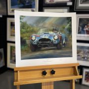 SHELBY COBRA 1964 – Dan Gurney Targa Florio – Original Painting & Art Prints by Paul Dove