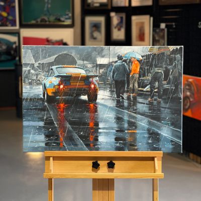 PORSCHE 911 RAINDANCER – Original Painting by Keith Burns