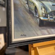 CHASING GOLD – James Bond Aston Martin DB5 – Original Painting by Paul Dove