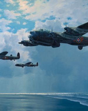 ENEMY COAST AHEAD – 617 Sqn Operation Chastise Dambusters Art Prints by Anthony Saunders