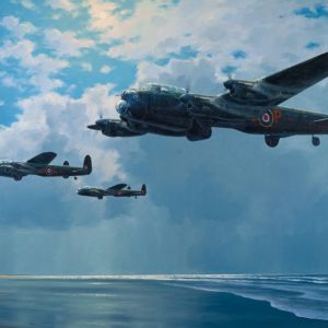 ENEMY COAST AHEAD – 617 Sqn Operation Chastise Dambusters Art Prints by Anthony Saunders