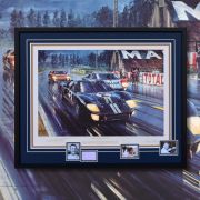 Chris Amon and Bruce McClaren, Ford, Le Mans 1966 Art Formation Finish Nicholas Watts