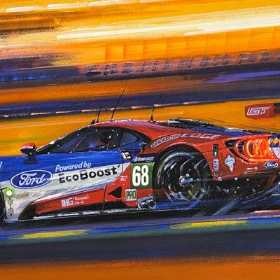 LE MANS 2016 – Anniversary Victory for Ford – GT LM Limited Art Prints by Nicholas Watts