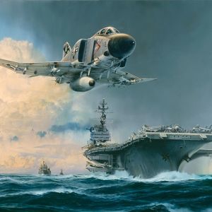 PHANTOM SHOWTIME – F-4 Phantom Limited Art Giclée on Canvas by Robert Taylor