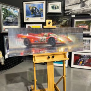 PORSCHE VICTORY – 917K Le Mans 1970 – Original Painting & Art Prints by Paul Dove