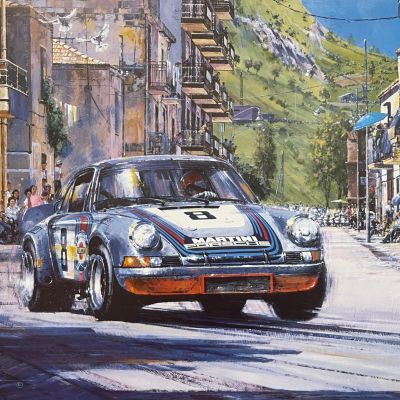 THE FINAL TARGA – 1973 World Championship Porsche 911 Limited Art Prints by Nicholas Watts