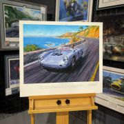 THE LITTLE BASTARD – James Dean Porsche 550 Spyder Limited Art Prints by Nicholas Watts