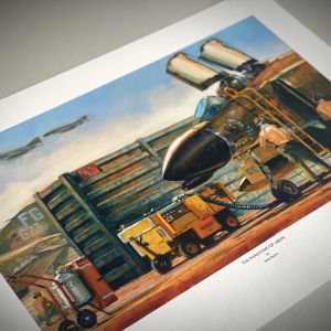 THE PHANTOMS OF UBON – Robin Olds F-4C Scat XVIII Vietnam War Art Prints by Keith Burns